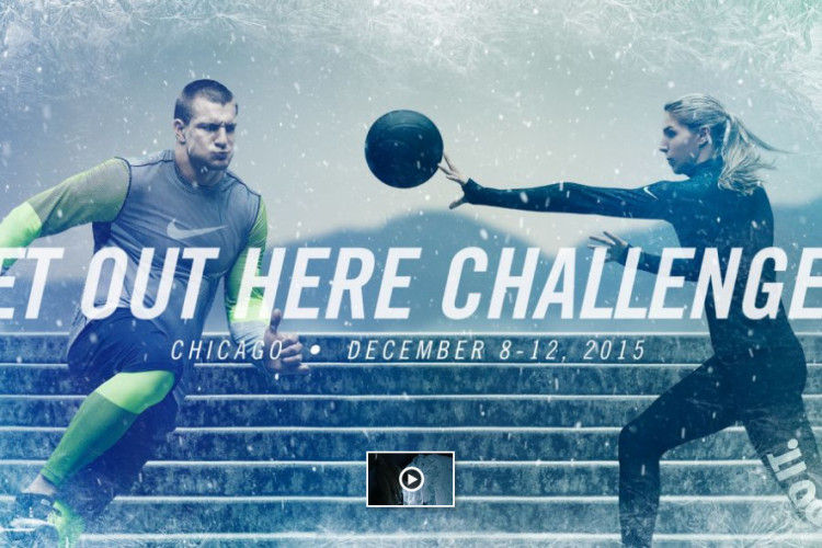 Nike #GetOutHere Campaign Winter Challenge